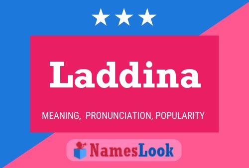 ملصق اسم Laddina