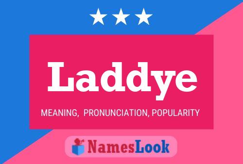 ملصق اسم Laddye