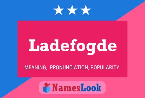 ملصق اسم Ladefogde