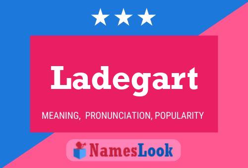 ملصق اسم Ladegart