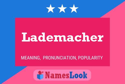 ملصق اسم Lademacher