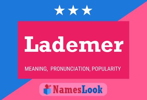 ملصق اسم Lademer