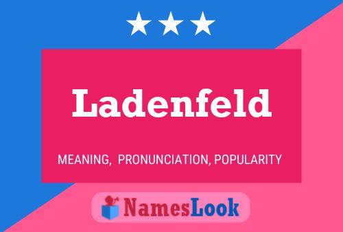 ملصق اسم Ladenfeld