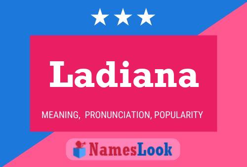 ملصق اسم Ladiana