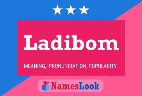 ملصق اسم Ladibom