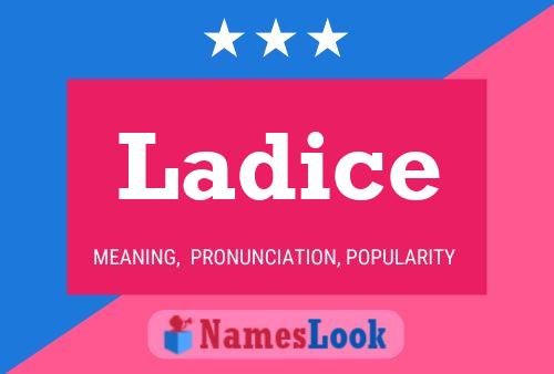 ملصق اسم Ladice