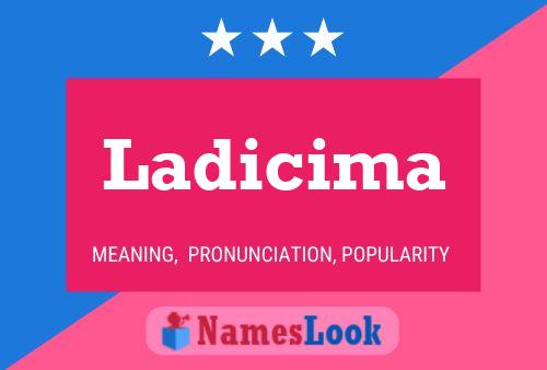 ملصق اسم Ladicima