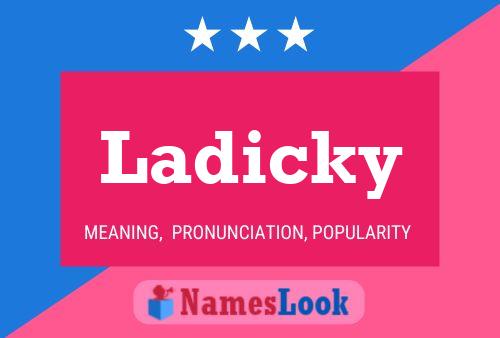 ملصق اسم Ladicky