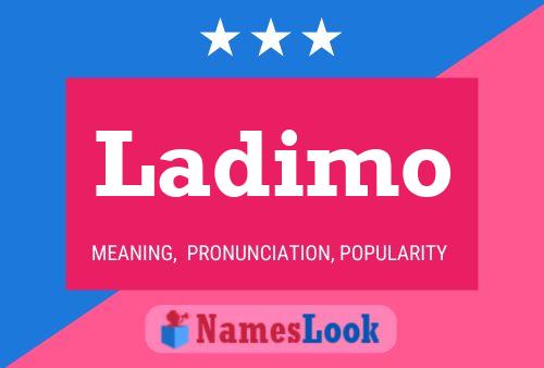 ملصق اسم Ladimo