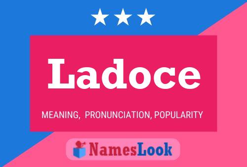 ملصق اسم Ladoce