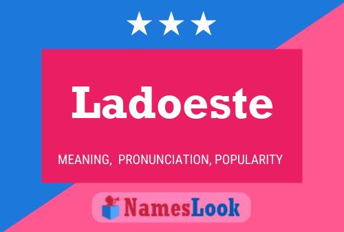 ملصق اسم Ladoeste