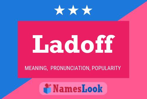 ملصق اسم Ladoff