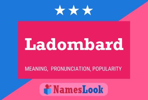 ملصق اسم Ladombard