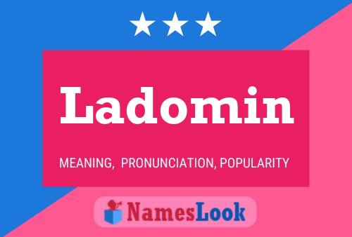 ملصق اسم Ladomin