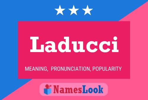 ملصق اسم Laducci