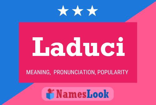 ملصق اسم Laduci