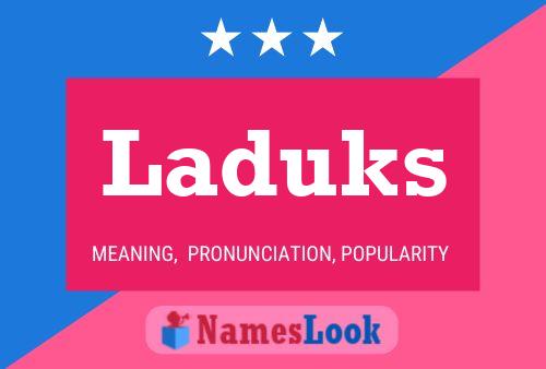 ملصق اسم Laduks