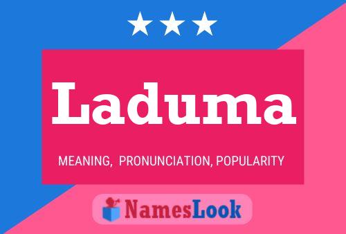 ملصق اسم Laduma