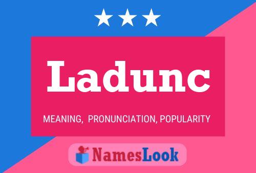 ملصق اسم Ladunc