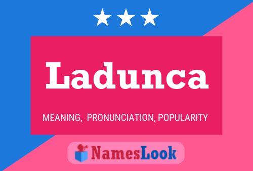 ملصق اسم Ladunca