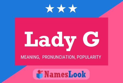 ملصق اسم Lady G