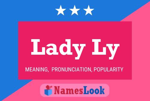 ملصق اسم Lady Ly