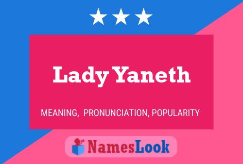 ملصق اسم Lady Yaneth