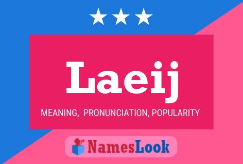 ملصق اسم Laeij