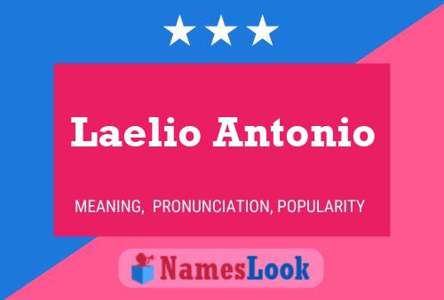 ملصق اسم Laelio Antonio