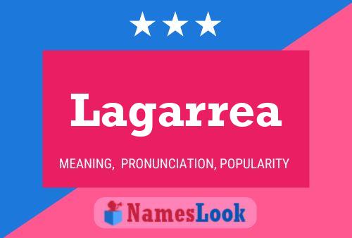 ملصق اسم Lagarrea