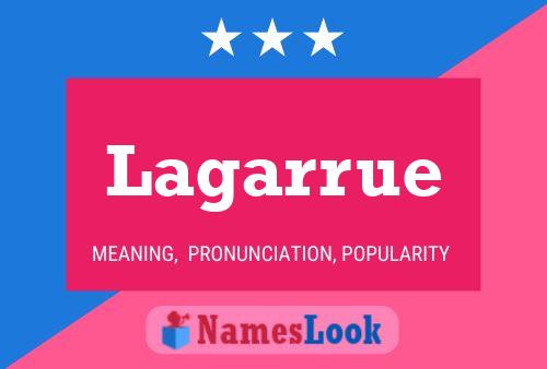 ملصق اسم Lagarrue