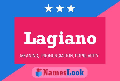 ملصق اسم Lagiano