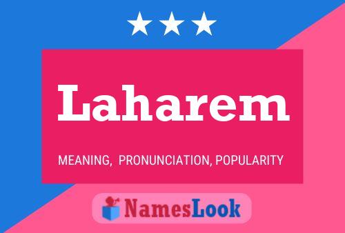 ملصق اسم Laharem