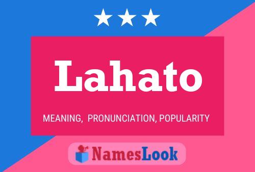 ملصق اسم Lahato