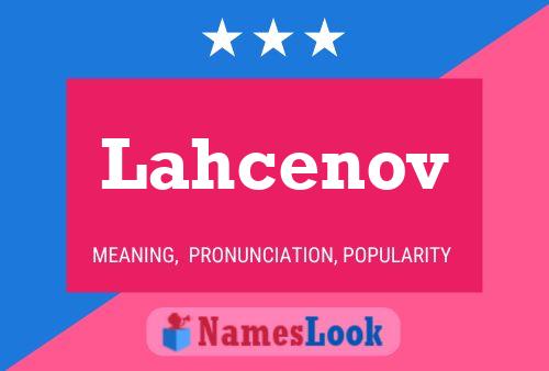 ملصق اسم Lahcenov