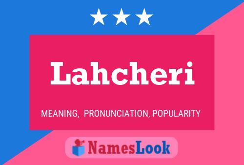 ملصق اسم Lahcheri