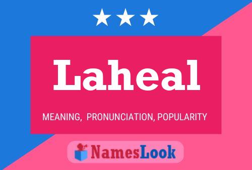 ملصق اسم Laheal