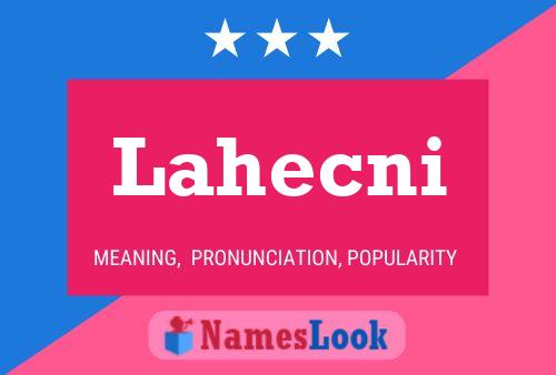 ملصق اسم Lahecni