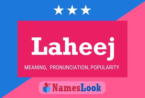 ملصق اسم Laheej