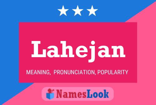 ملصق اسم Lahejan