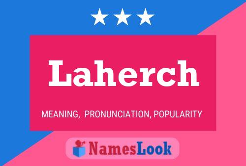 ملصق اسم Laherch