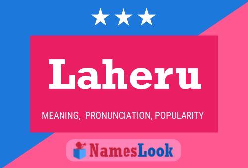 ملصق اسم Laheru