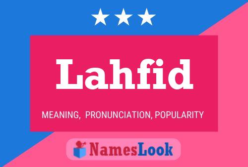 ملصق اسم Lahfid