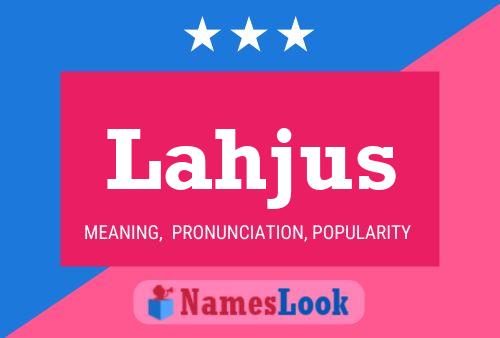 ملصق اسم Lahjus