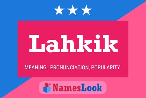 ملصق اسم Lahkik