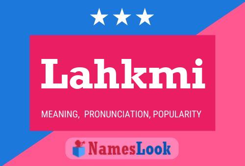 ملصق اسم Lahkmi