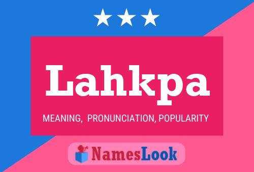 ملصق اسم Lahkpa