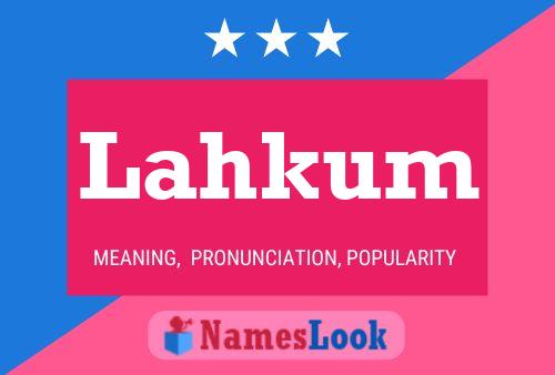 ملصق اسم Lahkum