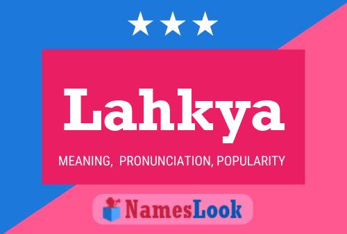 ملصق اسم Lahkya