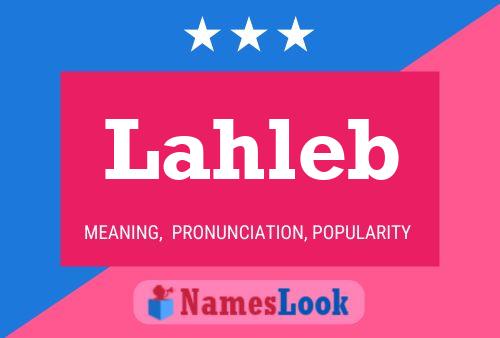 ملصق اسم Lahleb